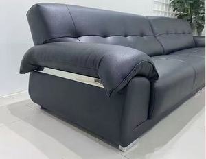 Modern Luxury White Leather <b>Sofa</b> Italian Design Biscuit Tufted Living Room Furniture Functional Modular Couch with Deep Seat - Product Image 3