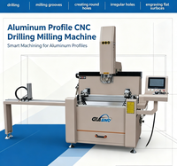 Equipo de Procesamiento Profundo de Aluminio de Alta Precisión, Glasino, Máquina de Mecanizado CNC para Perforación y Fresado de Perfiles de Aluminio