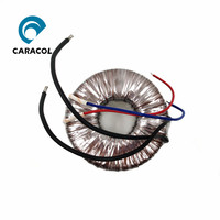 Transformateur de puissance toroïdal 50 0 50v 100va 200va 300va 20 ampères 70v 0 70v
