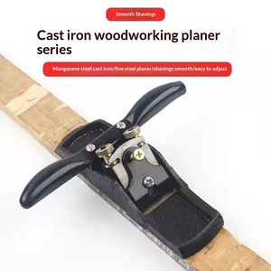 Raboteuse manuelle en fonte pour le travail du bois, outil de menuiserie domestique pour le rabotage et le chanfreinage, noir - Product Image 4