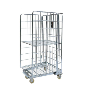 रोलिंग कंटेनर फोल्डेबल ट्रॉली कार्ट रोल पिंजरे, भंडारण और परिवहन के लिए भंडारण और परिवहन के लिए - Product Image 6