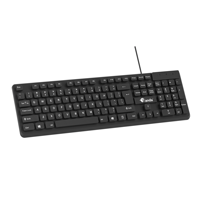 Clavier filaire Banda KB08 noir à imprimé arabe, clavier d'ordinateur USB blanc avec disposition anglaise, type machine à écrire, nouveau produit OEM