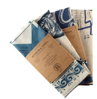 Emballage de T-shirt en papier Kraft, étiquette de carte enroulé pour chaussettes, pièces
