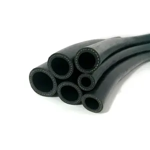 synthetic gasoline oil fuel hoses resistant hydraulic rubber hose Black high quality thick wear-resistant rubber hose