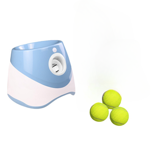 Pelontar Bola Otomatis untuk Hewan Peliharaan, Mainan Interaktif dengan Bola Tenis, Aksesoris Hewan Peliharaan, Mesin Pelempar Bola untuk Anjing - Product Image 1