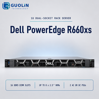 Serveur Rack 1U Dell PowerEdge R660xs pour Applications Professionnelles Haute Densité, Alimentation 800W, Disque Dur 2 To, Intel Xeon Silver 4410T