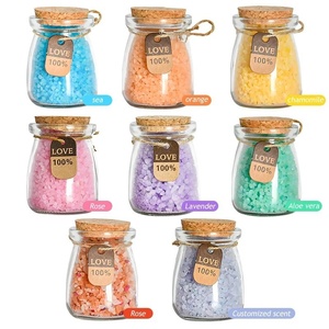 En stock transfrontalier pour <span class=keywords><strong>Amazon</strong></span> Souvenir Sel de mer 100g <span class=keywords><strong>Huile</strong></span> essentielle infusée Himalaya Granulaire Fleur séchée Sel de <span class=keywords><strong>bain</strong></span> Nettoyage - Product Image 4