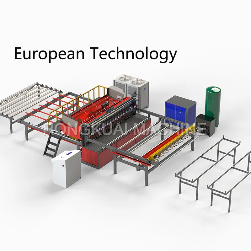 RKM automatico completo di tecnologia europea rinforzo rete metallica saldatrice con il prezzo di fabbrica