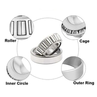 Roulements à rouleaux coniques séparables à une rangée de haute précision, vente directe usine, pas cher, SET 36 LM603049/LM603012 pour moyeu de roue