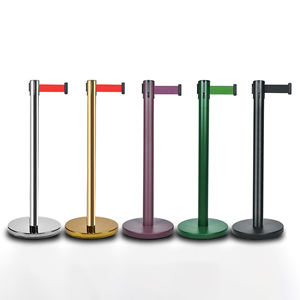Taşınabilir mobil hat bölücü standı sonrası geri çekilebilir kemer kuyruk Stanchion kalabalık kontrol bariyeri Post banka havaalanı otel kullanımı için - Product Image 2