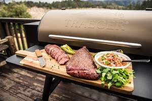 Parrilla de pellets de madera <span class=keywords><strong>Traeger</strong></span> OEM, parrillas para barbacoa al aire libre, ahumador de pellets de carne y alimentos con controlador de parrilla de pellets Pid - Product Image 5
