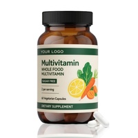 Capsules de vitamines et minéraux complexes personnalisées pour adultes - Multi-suppléments antioxydants, soutien immunitaire, amélioration de la densité osseuse