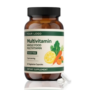 Capsules de vitamines et minéraux complexes personnalisées pour adultes - Multi-suppléments antioxydants, soutien immunitaire, amélioration de la densité osseuse - Product Image 1
