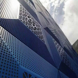 Revestimiento metálico perforado de aluminio fonoabsorbente para decoración de edificios - Product Image 2