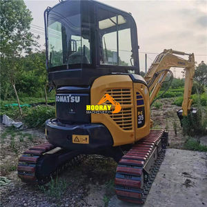 Excavadora Usada KOMATSU PC35MR-2, Máquina de Movimiento de Tierras con Orugas de Goma, Excavadora de Segunda Mano en Venta con Motor y Engranaje - Product Image 2