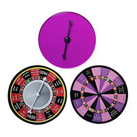 Couleur effaçable à sec Affichage publicitaire en plastique promotionnel autres fournitures de fête Roulette pour jeu amusant