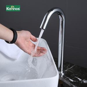 Grifo con Sensor Sin Contacto, Monomando, Montaje en Cubierta, Acero Inoxidable, Núcleo de Válvula de Cerámica, Moderno, para Hotel - Product Image 1