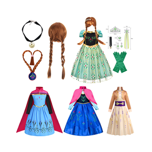 Disfraz de Princesa Anna Elsa de HP para Niñas, Disfraz de Reina de las Nieves para Fiestas de TV y Películas - Product Image 3