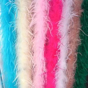 Boas de Plumas de Avestruz de 5 Capas (10-15 cm), Teñidas Ecológicamente, Personalizadas a la Perfección para Galas de Lujo y Representaciones Teatrales - Product Image 2