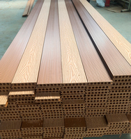 2023 Design moderne WPC Composite Decking Matériau en bambou avec 18mm d'épaisseur WPC Floor Deck Prix
