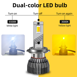 Bombilla LED CSP3570 M6Y 120W de Doble Color para Faros Delanteros, Súper Brillante, H1 H3 H7 H8 H9 H11 H4 H16 9005 9006 9012 Canbus 12V24V para <span class=keywords><strong>Hyundai</strong></span> - Product Image 1