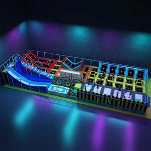 Equipo de juego suave con bolas de colores para parques infantiles interiores, precio de fábrica, pared de escalada, tobogán grande, foso, parque de trampolines, plástico - Product Image 2