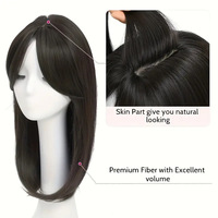 Rambut Palsu Wanita Gaya Eropa Amerika, Model Eksotis, Tahan Panas, Panjang, Keriting, Warna Ombre, Bergelombang, Berponi, Alami, Laris Manis