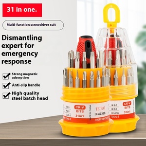 Set di cacciaviti per la <span class=keywords><strong>riparazione</strong></span> di telefoni <span class=keywords><strong>cellulari</strong></span> multifunzione 31 in 1 con Pagoda incrociata con tipi di Phillips e Torx - Product Image 4