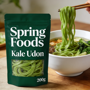 Nouilles Udon végétaliennes à faible teneur en sodium, à base de blé dur et de chou frisé, <span class=keywords><strong>repas</strong></span> instantané <span class=keywords><strong>végétarien</strong></span> cuit - Product Image 6