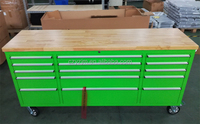 Coffre à outils/armoire à outils en acier inoxydable robuste de 72 pouces, fabrication OEM, pour garage, atelier, poste de travail, prix bas