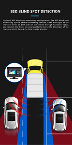 Système de caméra de recul pour semi-remorque et camion Wemaer avec moniteur IPS 7 pouces à <span class=keywords><strong>4</strong></span> canaux AHD, vue panoramique à 360 degrés - Product Image 2