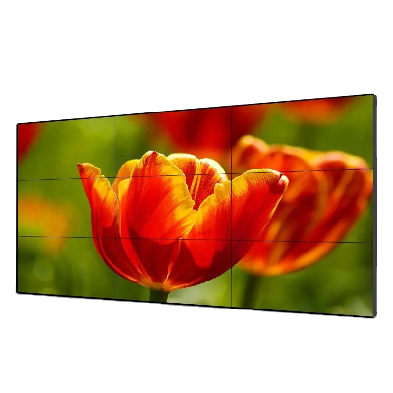 Customized indoor 3x3 ultra narrow bezel splicing lcd video lcd video wall display 55 inch