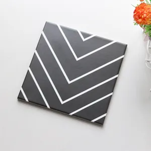 20X20Cm Tráng Men Đen/Trắng/Xanh Hoa Gạch Men Tường Và Sàn