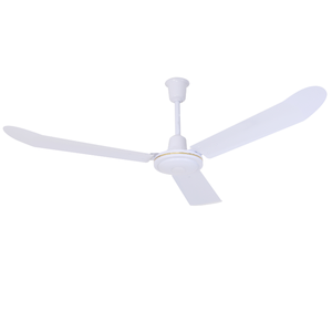 Ventilateur de plafond intérieur en métal blanc de 56 pouces, 3 pales courbes, moteur AC en cuivre, refroidissement mécanique de l'air, pliable, utilisation extérieure, ventilateur domestique C - Product Image 3
