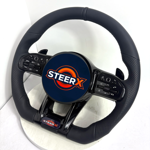 Volante Personalizado de Cuero Completo para Mercedes Benz <span class=keywords><strong>AMG</strong></span> W203 W204 W205 W211 W212 W213 Gle W167 W218 W221 C63 - Product Image 2