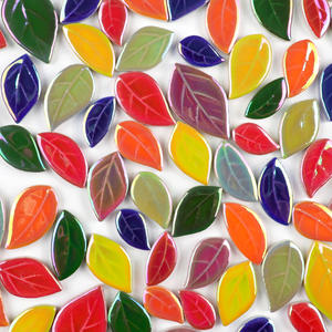 สติ๊กเกอร์ติดผนังลายโมเสคเซรามิก 200 กรัม ลายดอกไม้ ต้นไม้ ใบไม้ แมลง ผีเสื้อ สำหรับตกแต่ง แบบลอกและติด - Product Image 3