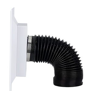Adaptateur de diffuseur d'air moderne blanc en <span class=keywords><strong>PVC</strong></span>, carré à rond, <span class=keywords><strong>grille</strong></span> de ventilation de plafond à 4 voies pour salon, pour système CVC - Product Image 4
