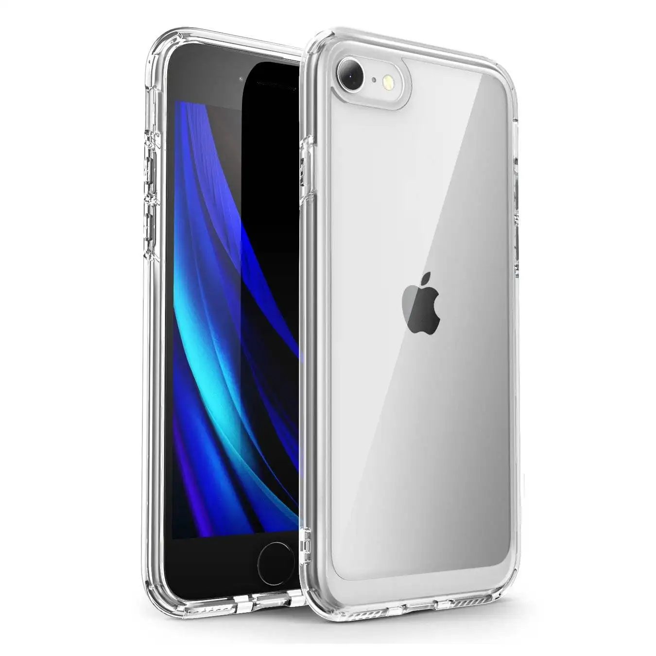 LFD960 iPhone 7 için uyumlu (2016) 8 (2017) SE (2020 ve 2022) iPhone SE için ince şeffaf cep telefonu kılıfı