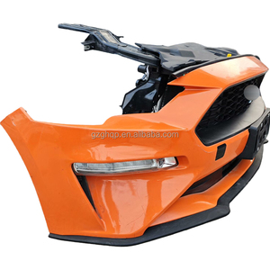 Pare-chocs avant d'origine pour <span class=keywords><strong>Ford</strong></span> <span class=keywords><strong>Mustang</strong></span>, ensemble de pare-chocs avant d'occasion avec calandre et feux antibrouillard, kit carrosserie pour les modèles 2018-2022. - Product Image 5