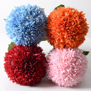 DREA 2023 Nouvelle Conception Fleur Artificielle Géante Grande Feuille Hydrangea en Soie Effet Naturel pour Décoration de Mariage - Product Image 2