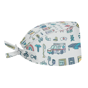 Cappelli Medici Regolabili Unisex, Berretto da Infermiere Personalizzabile, <span class=keywords><strong>Cappello</strong></span> da Lavoro Morbido in Cotone con Bottoni, <span class=keywords><strong>Cappello</strong></span> Chirurgico Ospedaliero - Product Image 1