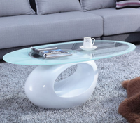 Nouveau Simple Argent Table Basse Salon Meubles Miroir Centre Table Unique Diamant Verre Moderne Standard Emballage 1 Pcs
