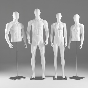 Maniquíes de Exhibición de <span class=keywords><strong>Cuerpo</strong></span> Completo y Torso en Blanco Mate Premium - Product Image 1