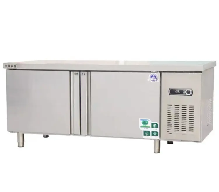 カウンター冷蔵庫または冷凍庫の下の業務用キッチンレストランワークベンチ冷蔵庫