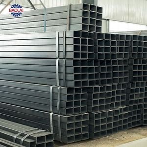 Tuyaux en acier soudés carrés noirs d'usine chinoise 30x40 <span class=keywords><strong>50x50</strong></span> 40x60 Tubes à section creuse en acier au carbone Carres Et Rectangulaires - Product Image 3