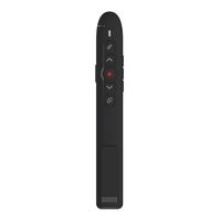 Présentateur sans fil pour présentation PowerPoint, télécommande PPT Clicker, télécommande de présentation 2,4 GHz avec pointeur rouge vif