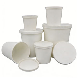 Gobelet de mélange de peinture automobile gris avec couvercle - 200 ml à 2 L, intérieur lisse pour un <span class=keywords><strong>nettoyage</strong></span> facile, parfait pour les bricoleurs et les peintres - Product Image 1