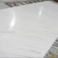 Haute qualité 6mm 12mm épaisseur DuPond coréen grande dalle feuille de pierre artificielle pur marbre feuilles de Surface solide