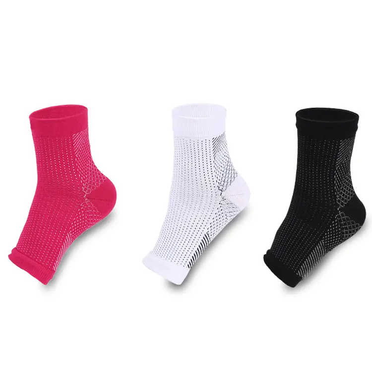 Offre Spéciale Haute Qualité Hommes Femmes Sport Pied Compression Chaussettes Pied Cheville En Plein Air Respirant Manches Chaussettes De Compression