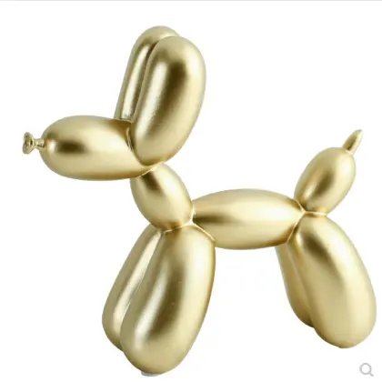 Customized hot selling New resin Balloon Dog Resin Statue Party gifts Home office desk ornament Decoration Statue resin crafts